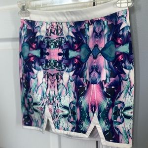 Printed colorful skirt